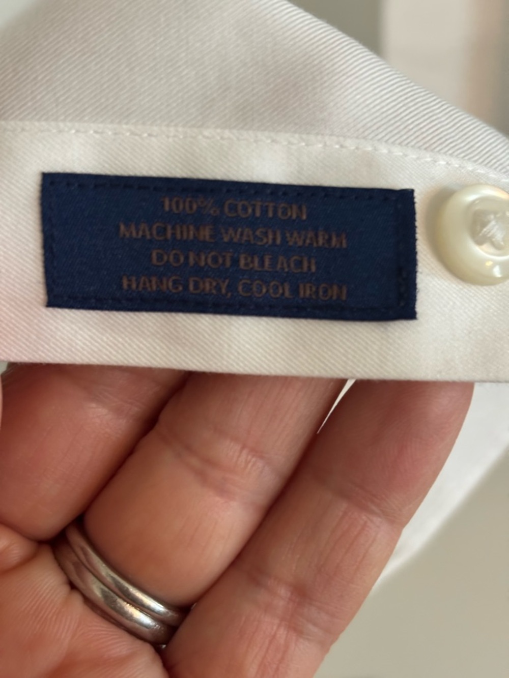 David Donahue Slim Fit Superfine Cotton Twill dress shirt. Mens 15.5-32/33. EUC - Picture 9 of 9